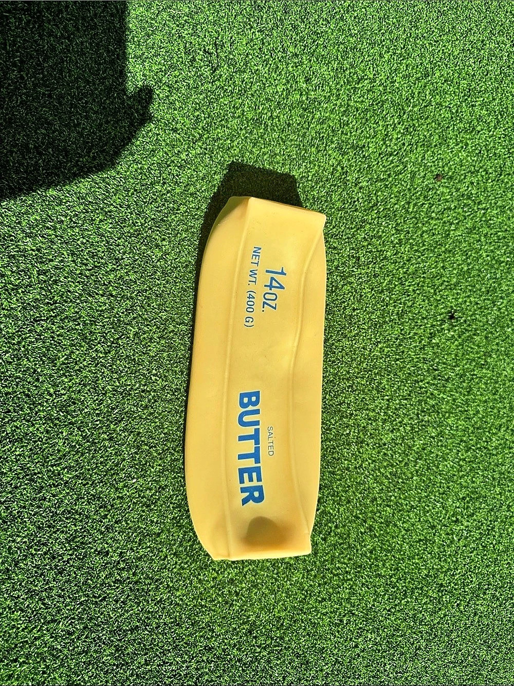 14oz Jumbo Salted Butter Squishy Toy in Yellow